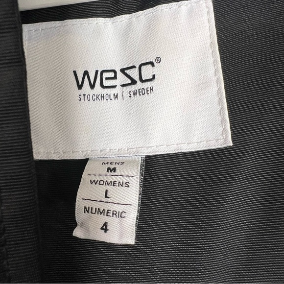 WESC The Field Jacket Black Size Medium - Picture 6 of 15